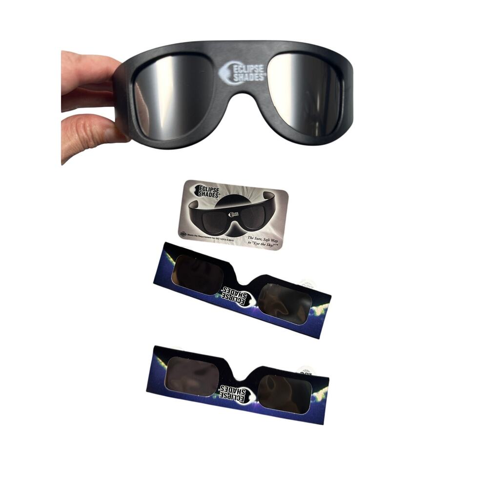 Rainbow Symphony Glasses Solar Eclipse ISO Certified Black